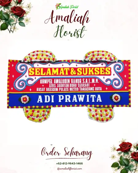 Papan Bunga Ucapan Selamat Jumapolo